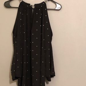 Michael Kors studded cape top